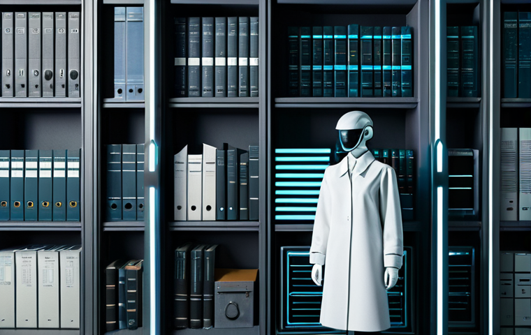 디지털 일몰 프로토콜의 사회적 영향 - Analog Revival**

"A cozy library scene with warm lighting, featuring a young woman reading a physic...