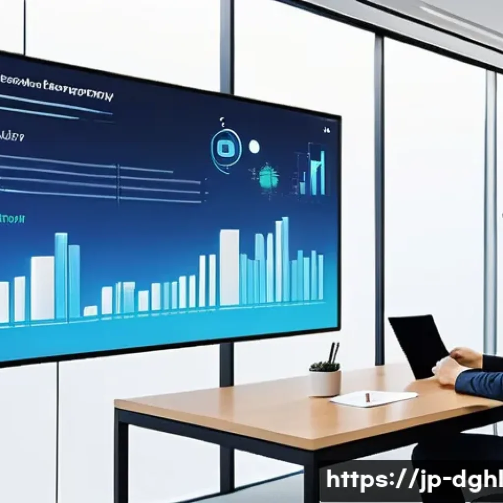 디지털 일몰 프로토콜의 디지털화 과정 - A modern Japanese office environment showcasing diverse professionals collaborating seamlessly using...